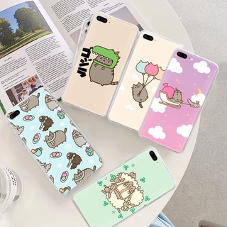 Ốp Lưng Tpu Mềm In Hình Mèo Pusheen Cho Iphone 8 7 6 6s 5 5s Se 5c 4s 4 Yu66