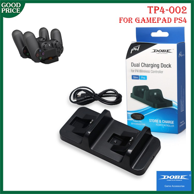 Dobe TP4-002 - Dock sạc đôi cho tay cầm Playstation 4