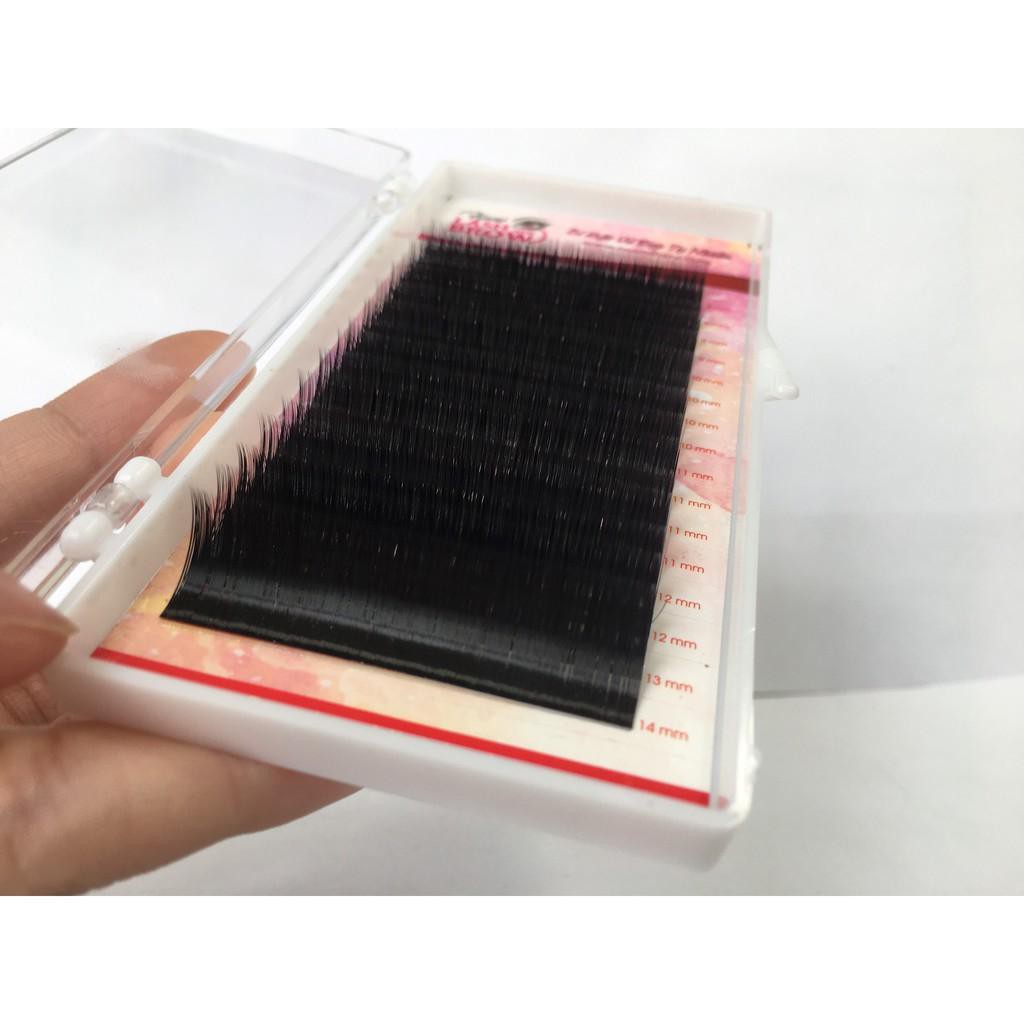 Lông Mi Double Fast Độ Cong J ( 0.03 , 0.05 , 0.20) Giúp Đôi Mắt Sắc Sảo ,Lông mi giả Cao Cấp Hani