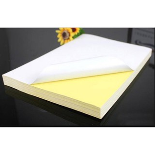 Giấy in decal A4 đế vàng A4 100 tờ xấp - siêu rẻ