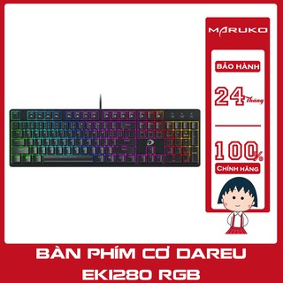 Bàn phím cơ DAREU EK1280 104KEY (RGB, Blue/ Brown/ Red D switch)