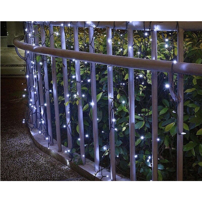 Dây đèn nháy thả mành ,Đèn led sợi mành buông 2m5 chống nước bóng nhiều màu trang trí nhà cửa