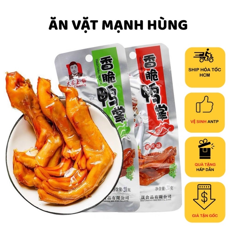 Chân vịt cay Dacheng ăn vặt Mạnh Hùng