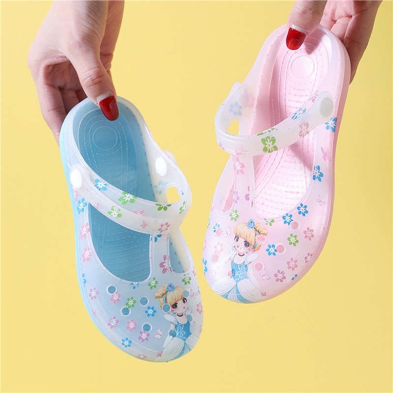 Dép Sandal Đế Mềm Chống Trượt Thời Trang Đi Biển Cho Bé Gái