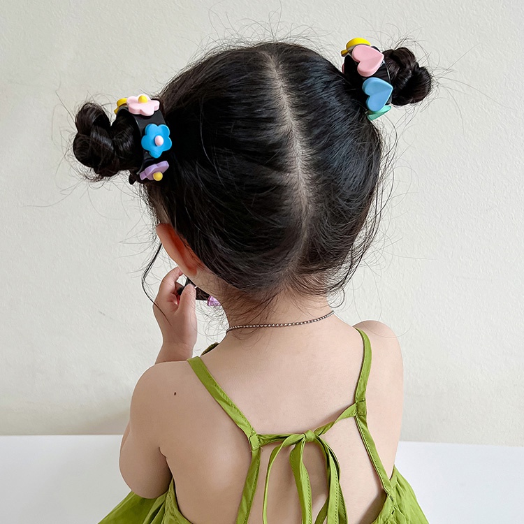 Kẹp Tóc Đuôi Ngựa Phong Cách Hàn Quốc Cho Bé Gái