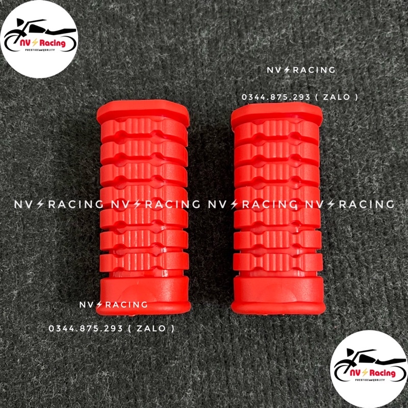 Cao su gác chân trước màu