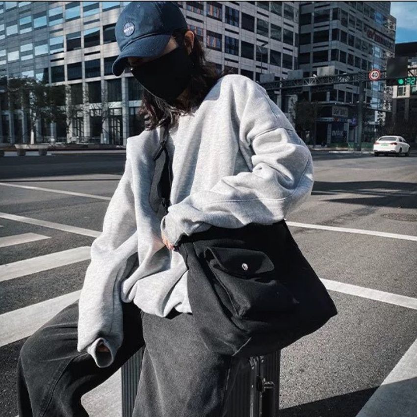 Túi đeo chéo unisex đi học, đi làm, đẹp giá rẻ bền đẹp thời trang LATI
