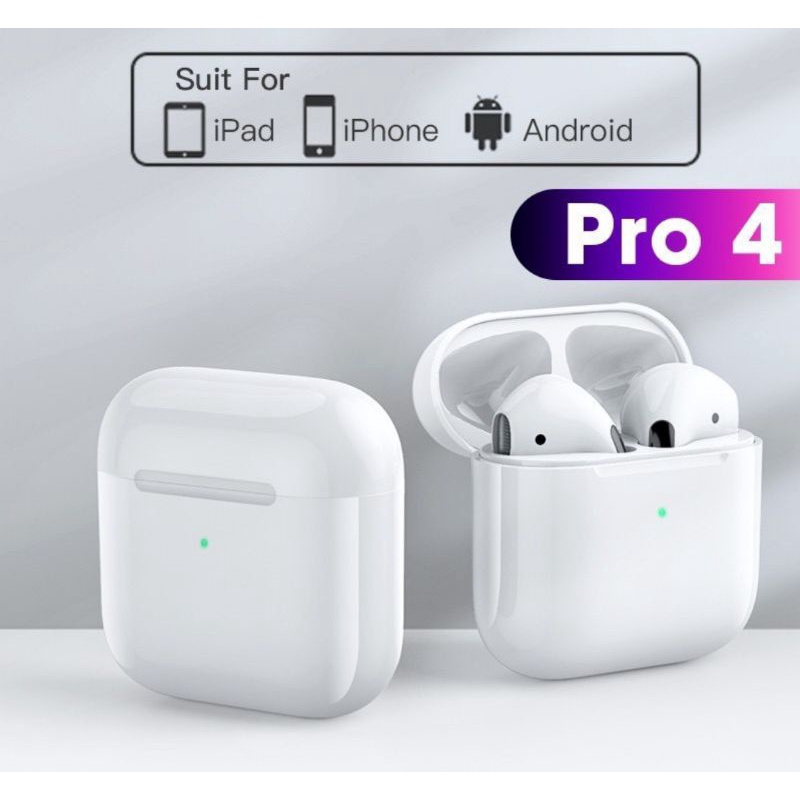 Tai nghe Bluetooth Pro4 5.0 kết nối với điện thoại , kết nối cực nhanh..
