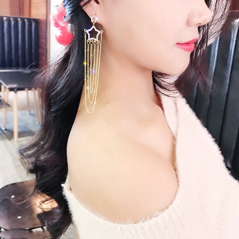 Hoa Tai Dáng Dài Hình Dreamcatcher Phối Ngọc Trai Nhân Tạo Thời Trang