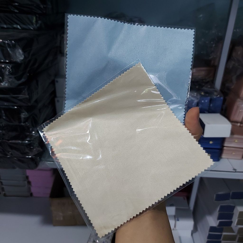 Khăn lau trang sức vang bac đá quý khăn lau kính mắt đồ trang sức khăn lau kính điện thoại cao cấp JSP.