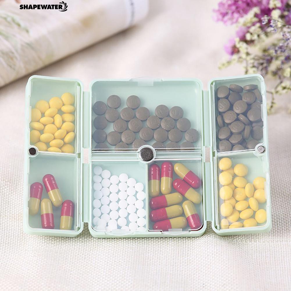 ✦Hộp Đựng Thuốc 7 Ngày, Có Thể Gấp Được