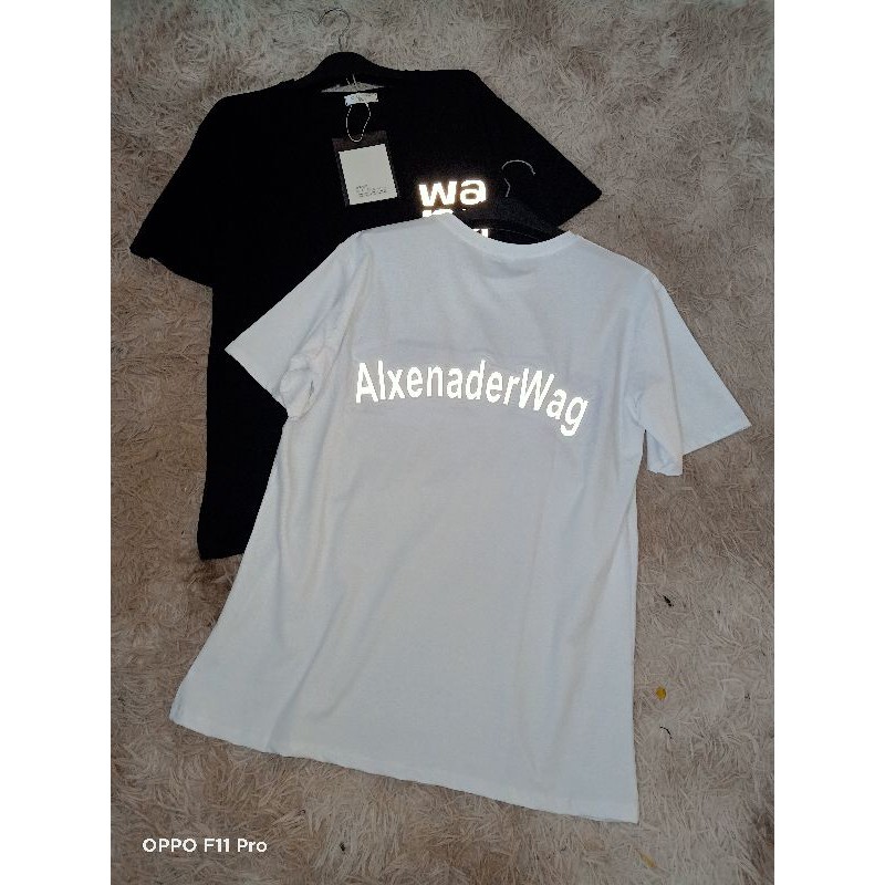 (freeship)Áo Phông Alexander Wang Phản Quang Cotton Hàng QC Cao Cấp