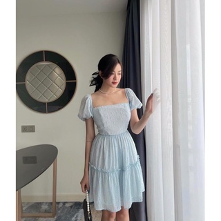 Đầm xoè cutout cột nơ