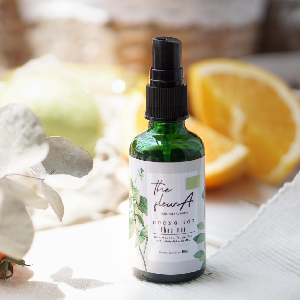 Dưỡng Tóc Thảo Mộc Giúp Ngăn Rụng Tóc, Làm Sạch Da Đầu Loại Nấm - Gàu - Ngứa Da Đầu Thảo Mộc The Fleura Handmade | BigBuy360 - bigbuy360.vn