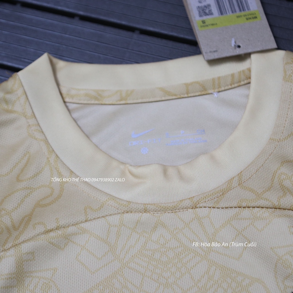 Set Bộ Quần Áo Bóng Đá Barca Sân Khách 2023 - Áo Đá Banh CLB Barcelona Vải Thái Cao Cấp Chuẩn áo thi đấu