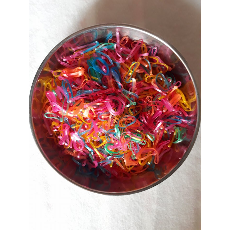 100g Dây chun buộc tóc cho bé