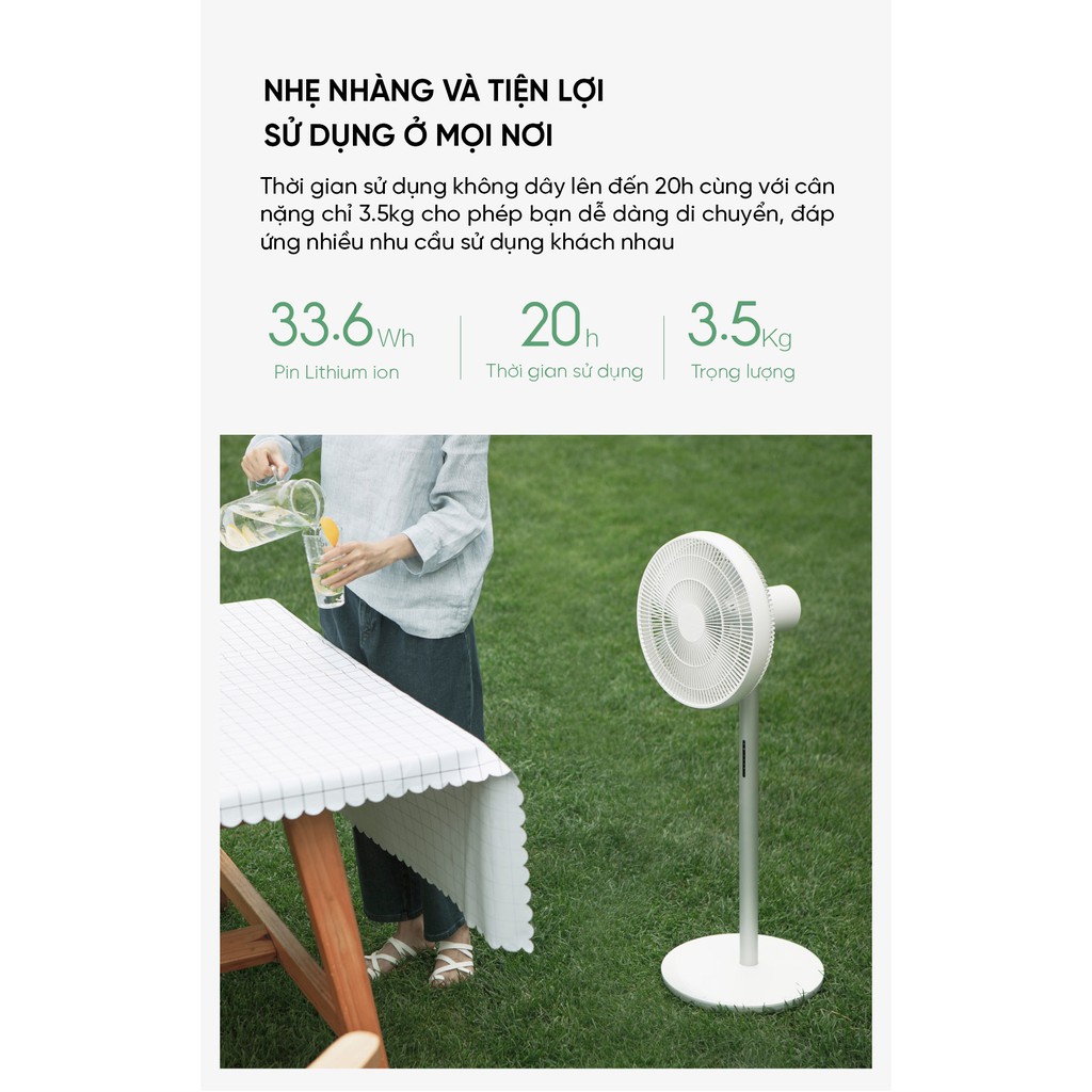 Quạt đứng thông minh Smartmi gen 3 - ZLBPLDS05ZM