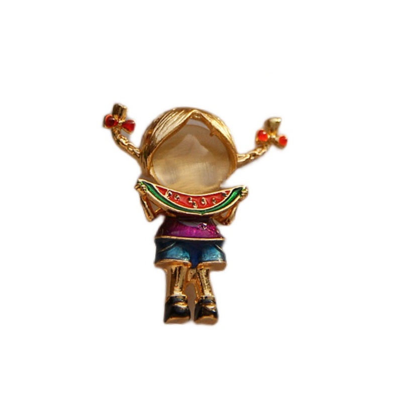 Ghim Cài Áo Hình Cô Gái Đáng Yêu