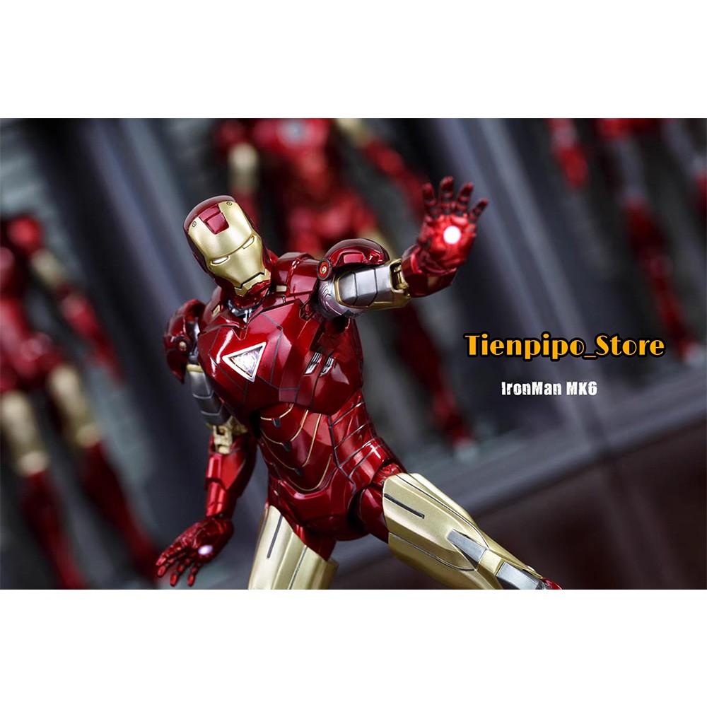 ( Hàng Có sẵn) Mô hình Iron Man Mk6 ZD Toys chính hãng tỉ lệ 1:10