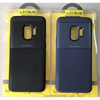 Ốp lưng Galaxy S9 - S9 Plus Likgus carbon kim loại
