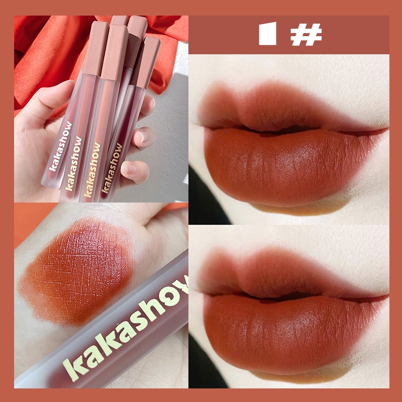 🔥Son HERORANGE🔥 Son Kem Lì KAKASHOW Mềm Mịn Lâu Trôi Mềm Môi