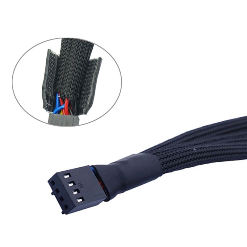 Dây Cáp Chia Quạt Máy Tính Cổng 4PIN PWM 1 Đến 4