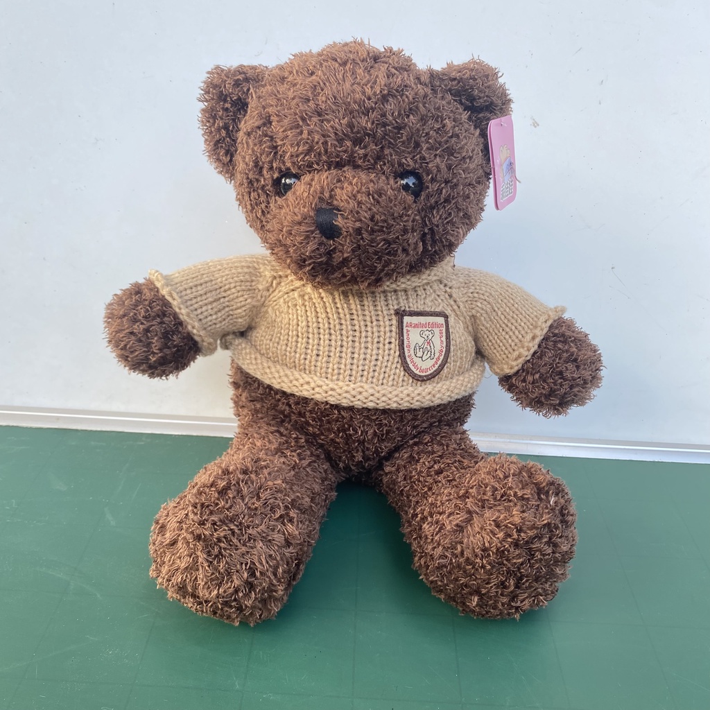 Gấu bông teddy dạng xù mềm mịn dùng làm quà valentine
