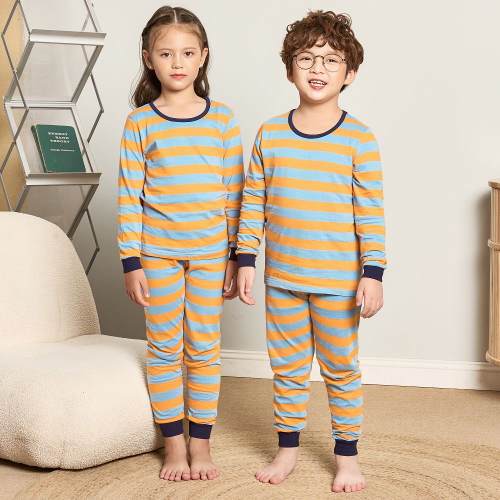 Đồ bộ quần áo dài tay cotton mùa thu đông cho bé trai và bé gái Unifriend Hàn Quốc U2021-a. Size 3, 4, 5, 6, 7, 8 tuổi