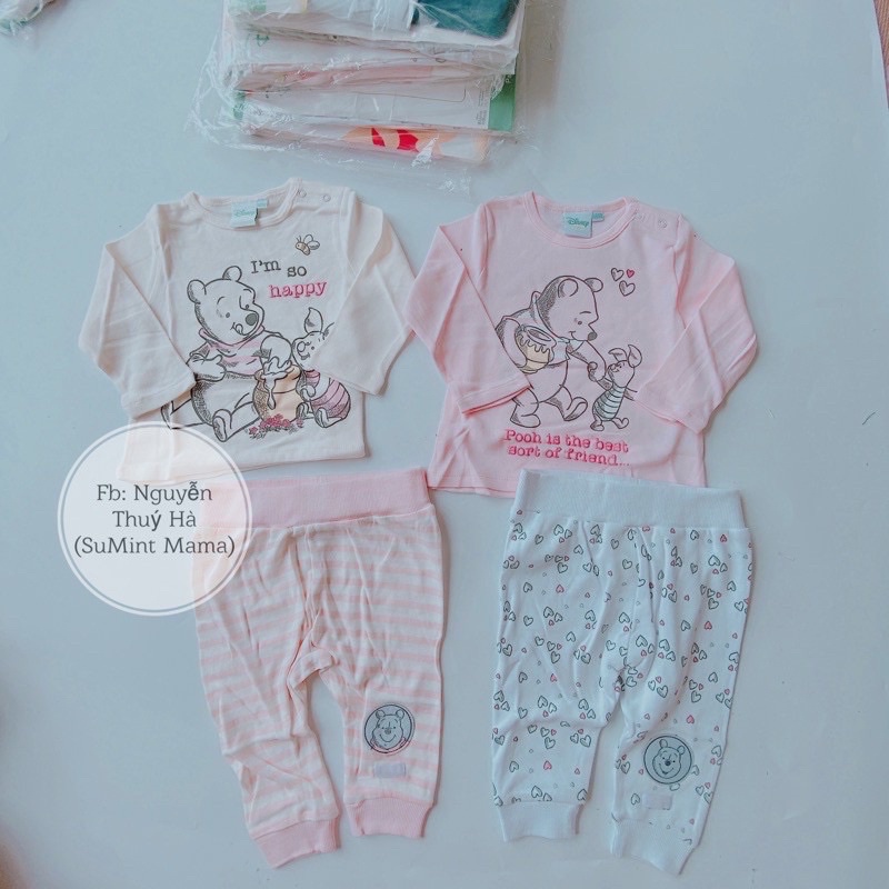 (Hàng mới) Set 2 bộ gấu pooh disney BT, BG full pack