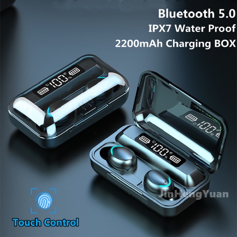 Tai Nghe Bluetooth Không Dây F9 5 9d Chống Nước Có Micro Chất Lượng Cao