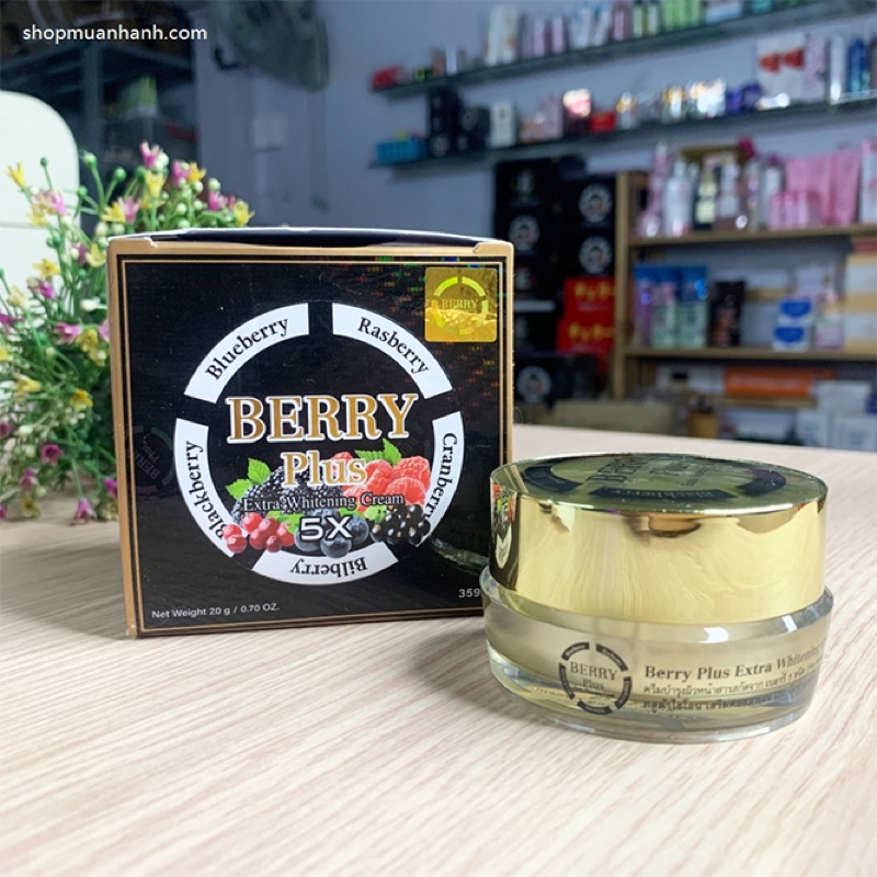 KEM BERRY PLUS EXTRA WHITENING - kem thái lan trắng da chính hãng loại tốt