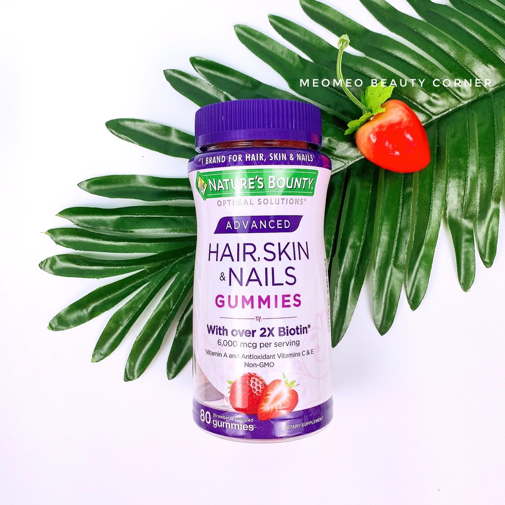 Kẹo Dẻo Nature's Bounty Hair Skin Nails Gummies