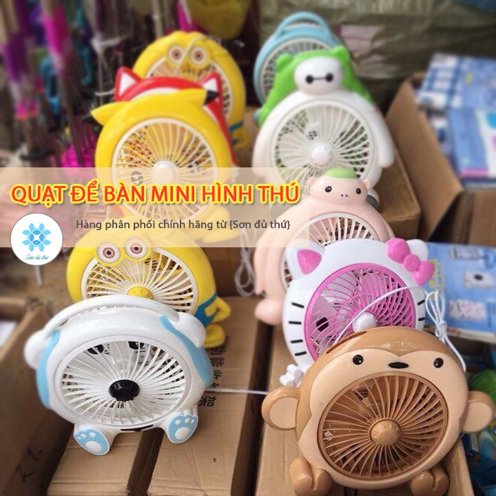 Quạt để bàn hoạt hình