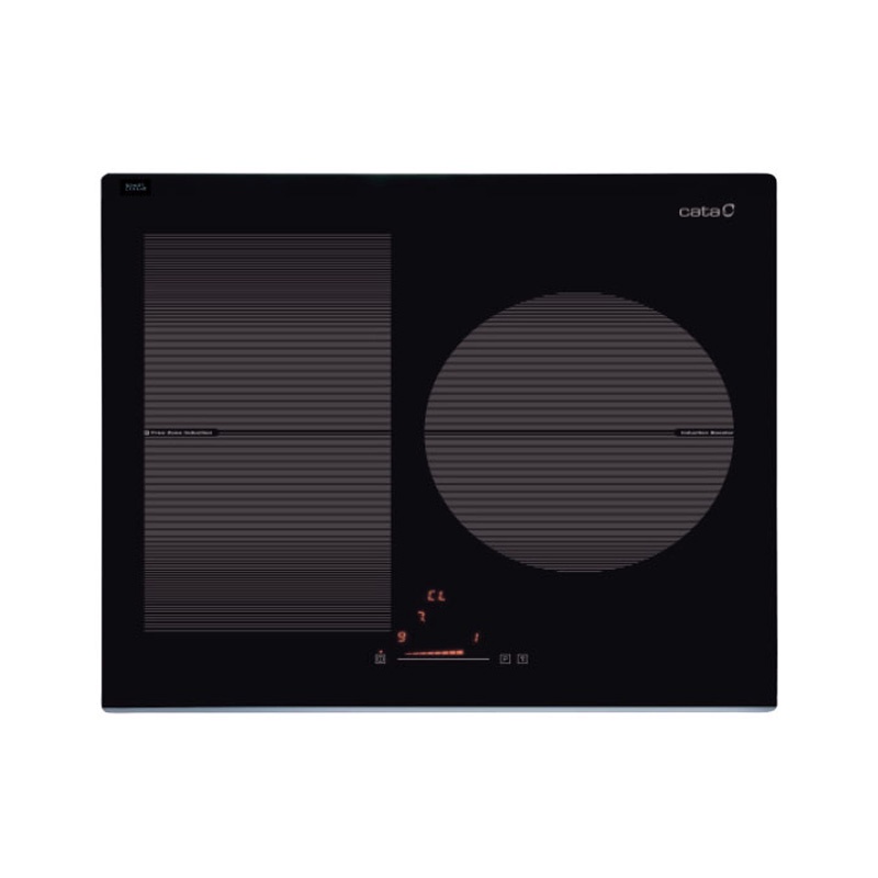 Bếp từ Cata IF 6011 BK - Bếp điện từ 3 vùng nấu, Kích thước 59x52cm, Màu Đen
