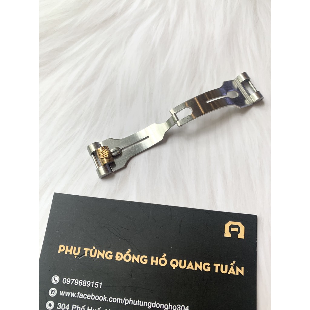 Khóa đồng hồ Rolex  5 mắt thép không gỉ