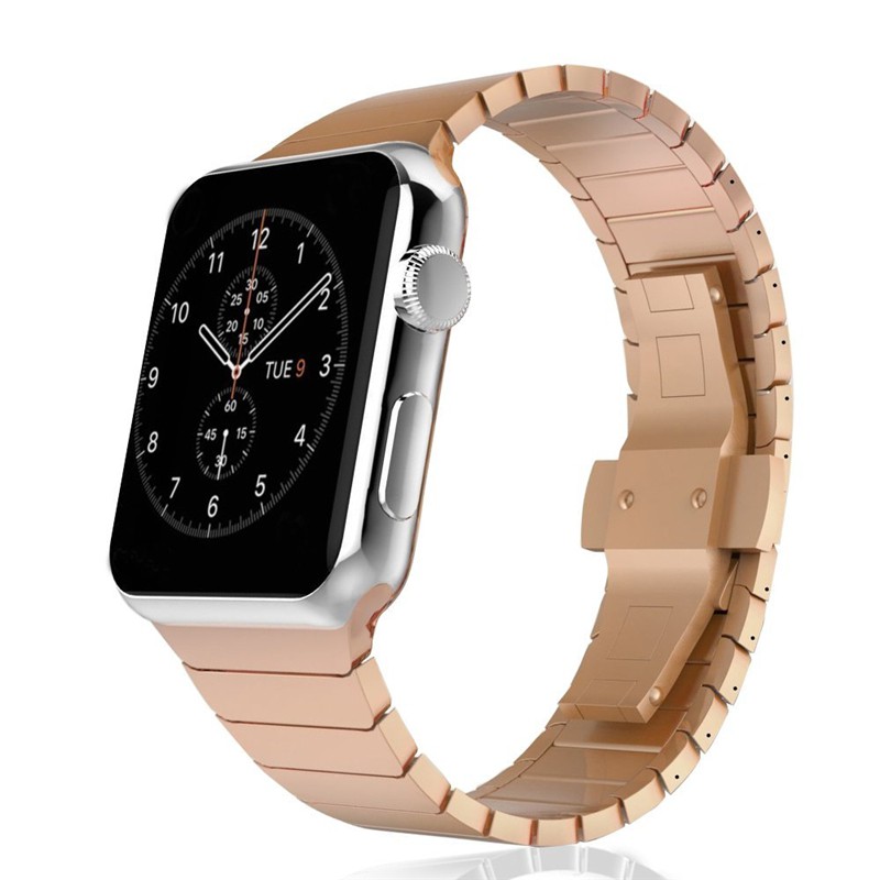 Dây đeo inox cho đồng hồ thông minh Apple Watch Series 6 44mm 40mm 38mm / 42mm 40mm 44mm