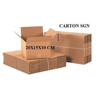[GIÁ SỈ] Bộ 20 Thùng Carton size 20x15x10 cm [FREESHIP HL ĐƠN 500 HỘP]