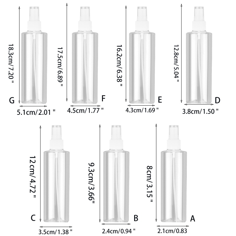 Chai Rỗng Trong Suốt Có Thể Bơm Đầy Lại Dùng Đựng Mỹ Phẩm Khi Đi Du Lịch