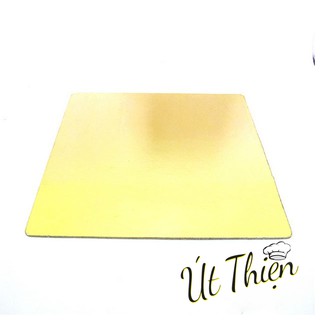 Đế bánh vuông vàng 22cm