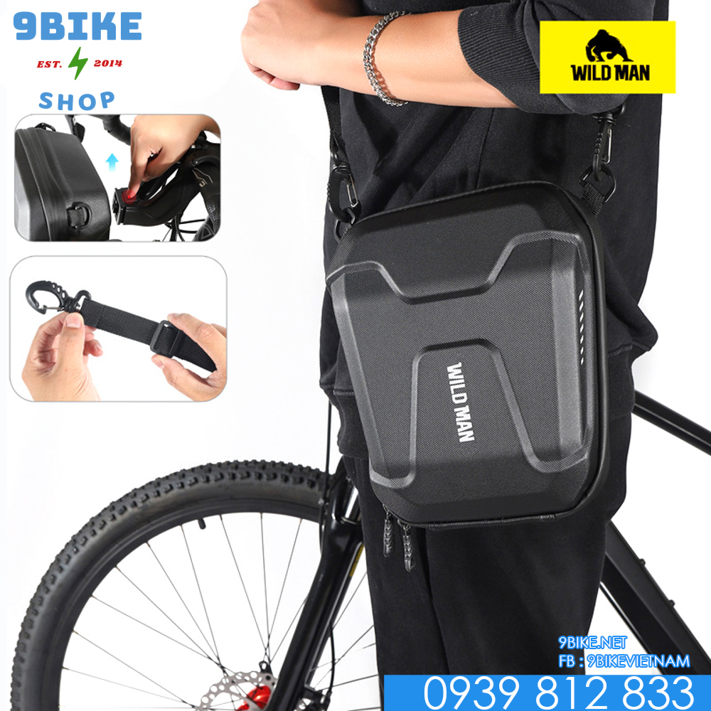 [Mã SKAMLSC1674 giảm 10% đơn 100K] Túi ghidong xe đạp thể thao touring Wildman E8 3L