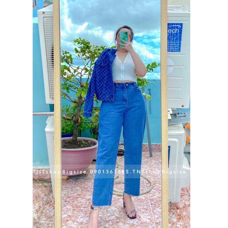 QUẦN BAGGY JEANS [ TNT Shop 60kg - 90kg ] . Ảnh thật 100%