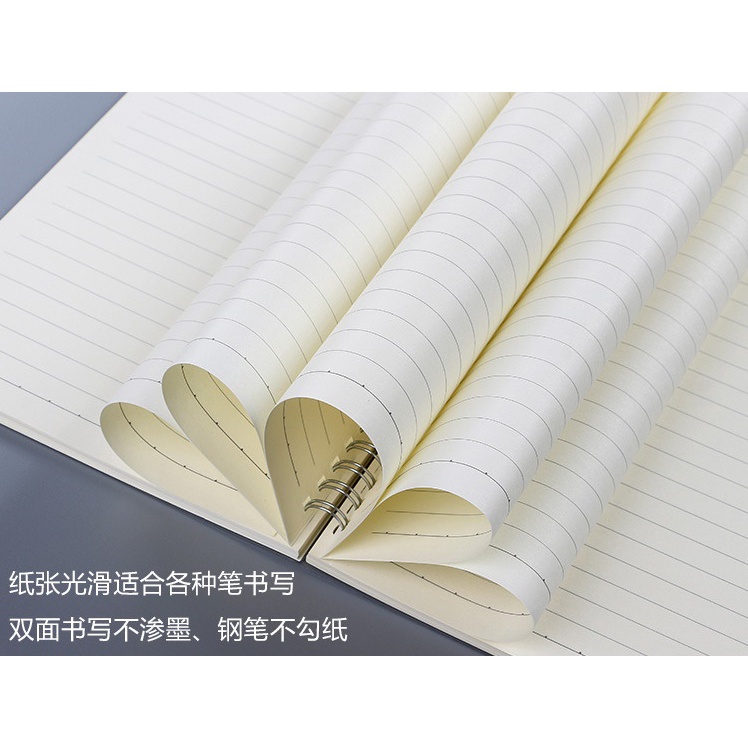 Ruột sổ còng giấy refill A5 B5 A4 20 26 30 lỗ sổ còng giấy refill caro kẻ ngang sổ planner bullet journal chống loá