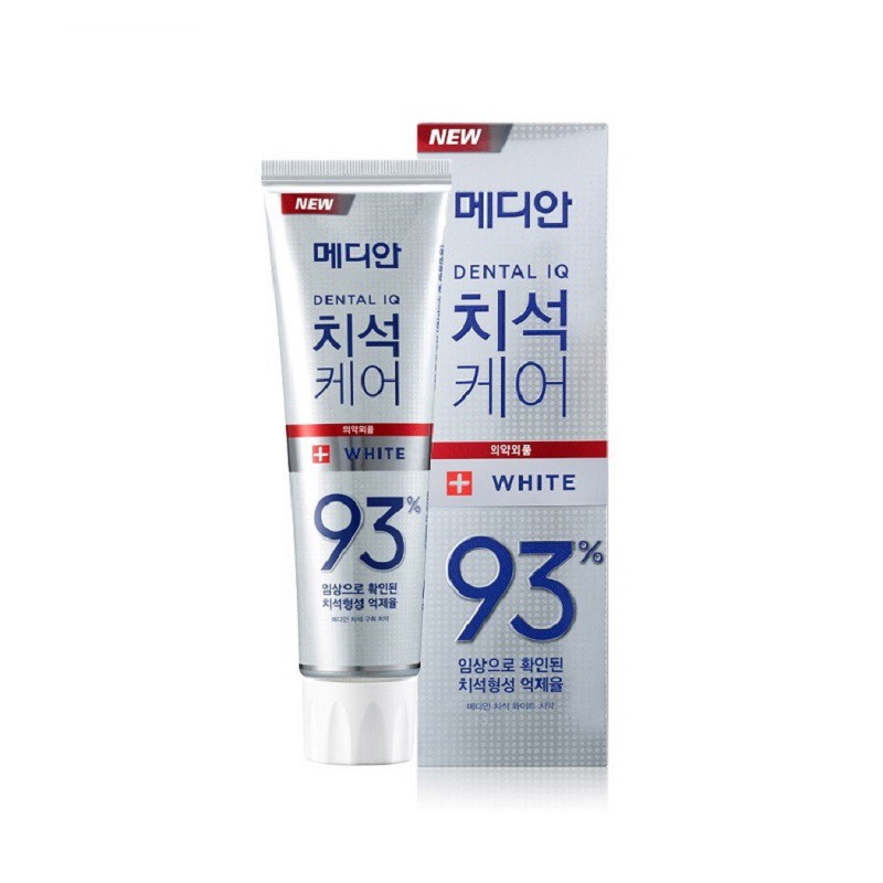 Kem Đánh Răng Median 93% Hàn Quốc, Tuýp 120g, Cho Bạn Hàm Răng Luôn Trắng Sáng Chắc Khỏe Hơi Thở Thơm Mát