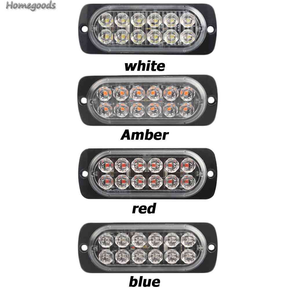 [88 Sale] Đèn Xi Nhan 12V 12 Bóng Led Trang Trí Hông Xe Tải