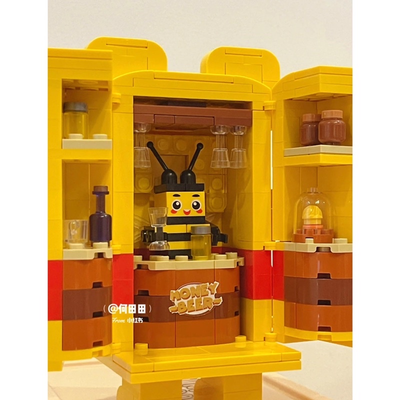 Đồ chơi xếp hình lắp ráp nhân vật hoạt hình thế giới bên trong chuột Mickey Donald Gấu Pooh