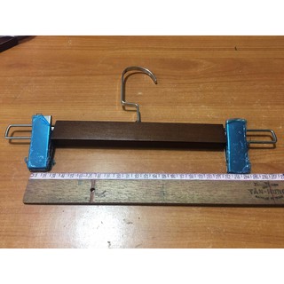 10 móc kẹp gỗ nâu