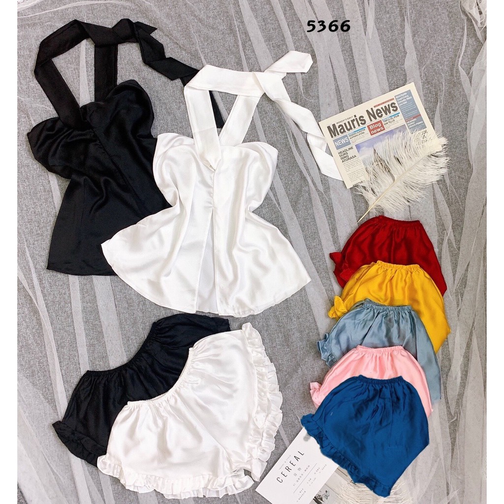 Đồ ngủ nữ sexy 🌺 Freeship 🌺 Đồ ngủ nữ sexy chất lụa mềm mại Freesize dưới 60kg | BigBuy360 - bigbuy360.vn