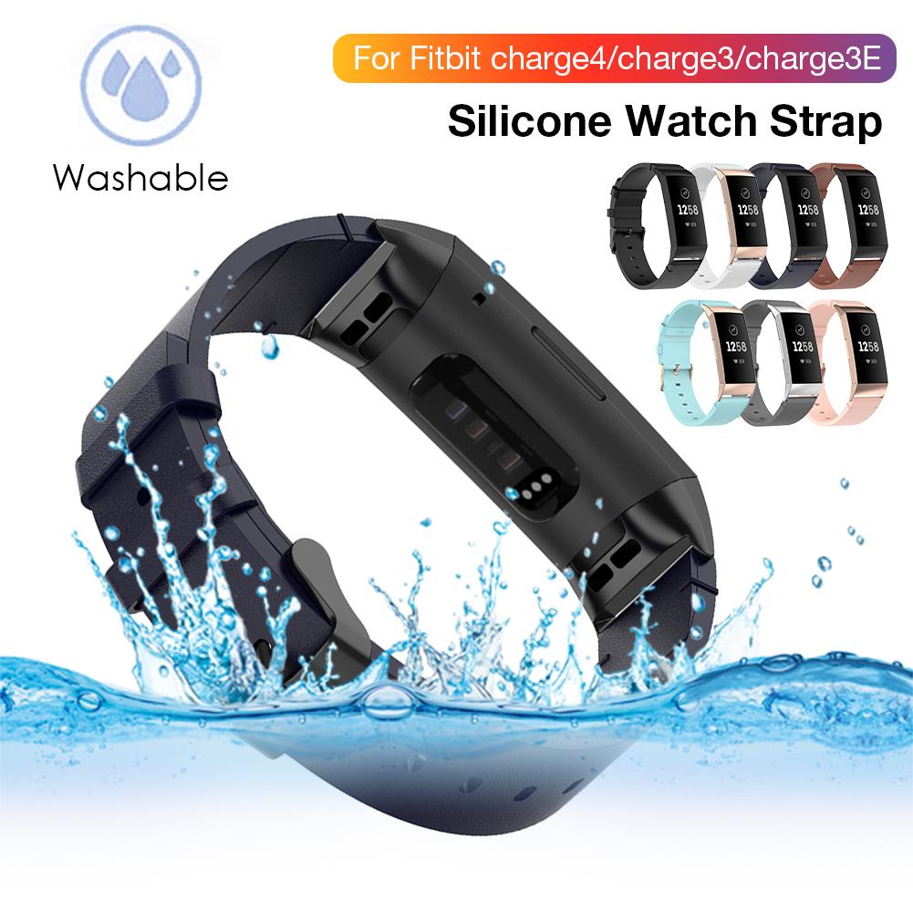 Dây Đeo Thay Thế Bằng Da Cho Đồng Hồ Thông Minh Fitbit Charge 4 Fitbit Charge 3 / 3e