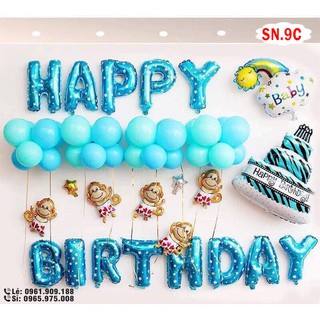 SET BÓNG TRANG TRÍ SINH NHẬT CHO BÉ
