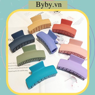 Kẹp tóc càng cua nhựa cứng phong cách hàn quốc nhiều màu đáng yêu